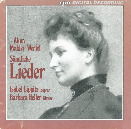 Couverture LIEDER (INTEGRALE) de Alma MAHLER-WERFEL