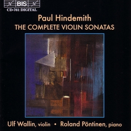 Image du média "SONATE VIOLON PIANO (INTEGRALE) de Paul HINDEMITH"