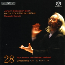 Image du média "CANTATE:  26,62,116,139 (VOL.28) de Johann Sebastian BACH"