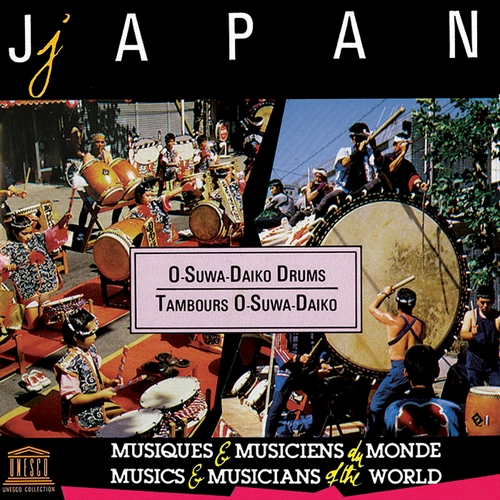 Couverture O-SUWA-DAIKO - JAPANESE DRUMS de O-SUWA-DAIKO ENSEMBLE