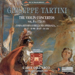 Image du média "CONCERTO VIOLON D.17,90,47,116 (VOL.8) de Giuseppe TARTINI"