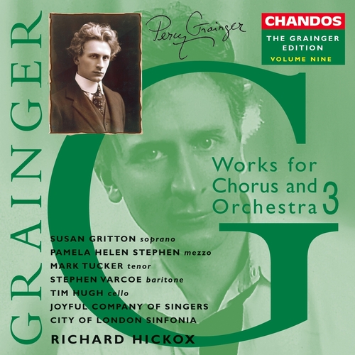 Couverture OEUVRES POUR CHOEUR & ORCHESTRE de Percy George GRAINGER