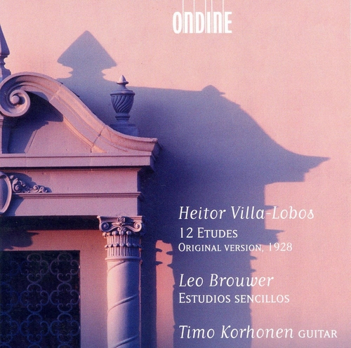 Couverture ETUDES GUITARE (+ BROUWER) de Heitor VILLA-LOBOS