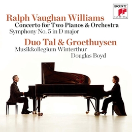 Image du média "CONCERTO FOR TWO PIANOS & ORCHESTRA / SYMPHONY N°5 de Ralph VAUGHAN WILLIAMS"