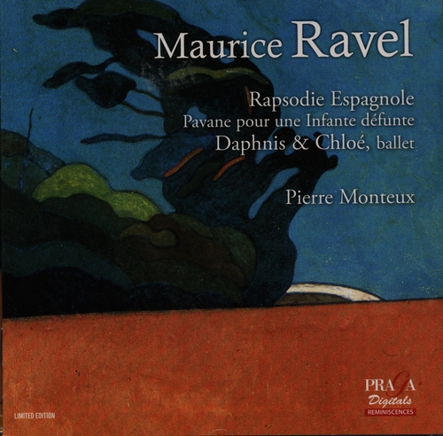 Couverture DAPHNIS ET CHLOE / RAPSODIE ESPAGNOLE / PAVANE INF.DEF. de Maurice RAVEL