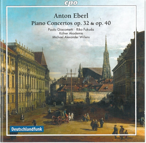 Couverture PIANO CONCERTO OP.32 & OP.40 de Anton Franz Josef EBERL