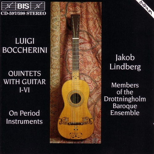 Couverture QUINTETTES GUITARE G.445-450 de Luigi BOCCHERINI