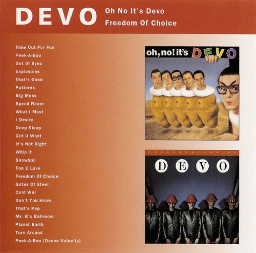 Couverture OH NO IT'S DEVO / FREEDOM OF CHOICE de DEVO