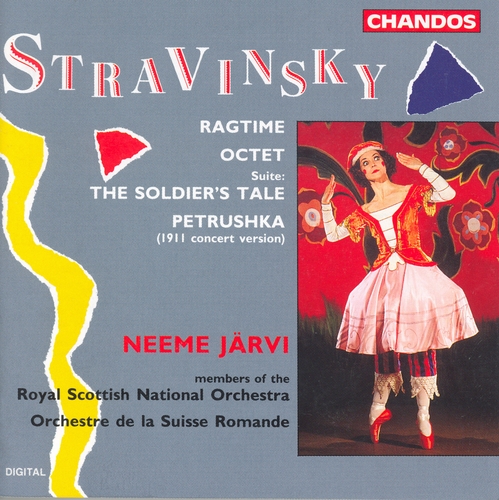 Couverture RAGTIME / OCTET / THE SOLDIER'S TALE / PETRUSHKA de Igor STRAVINSKY