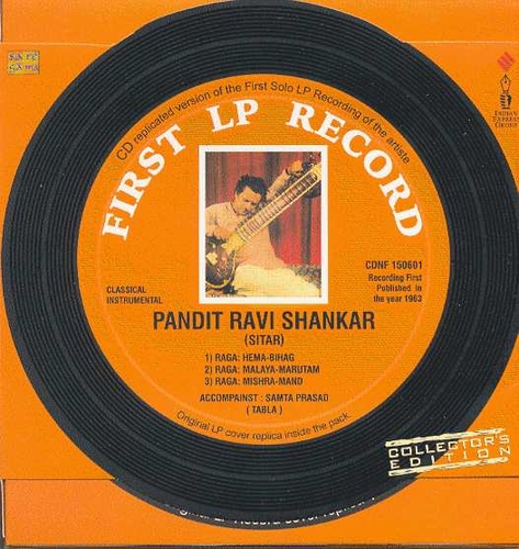 Couverture FIRST LP RECORD de Ravi SHANKAR