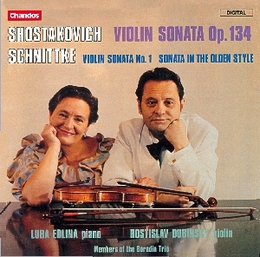 Image du média "SONATE VIOLON PIANO OP.134 (+ SCHNITTKE: SONATE) de Dmitri CHOSTAKOVITCH"