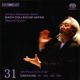 Image du média "CANTATE:  91,101,121,133 ICH FREUE MICH (VOL.31) de Johann Sebastian BACH"