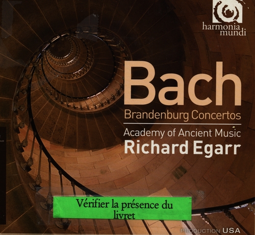 Couverture CONCERTOS BRANDEBOURGEOIS 1-6 (BWV1046 - BWV1051) de Johann Sebastian BACH