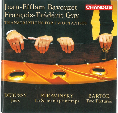 Couverture TRANSCRIPTIONS FOR TWO PIANISTS