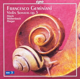 Image du média "SONATES VIOLON OP.5 (TRANSCR. SONATES VIOLONCELLE OP.5) de Francesco GEMINIANI"