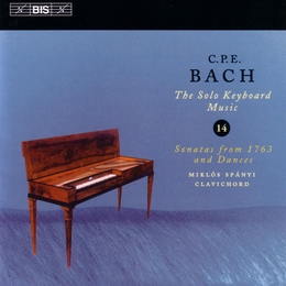 Image du média "SOLO KEYBOARD MUSIC VOL.14: SONATES 1763 & DANSES de Carl Philipp Emanuel BACH"