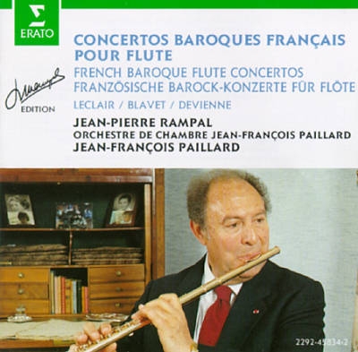 Couverture CONCERTOS BAROQUES FRANCAIS POUR FLUTE