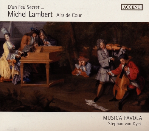 Couverture D'UN FEU SECRET...: AIRS DE COUR (+J.B. LULLY) de Michel LAMBERT