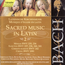 Image du média "MESSES BREVES BWV 235-236 / SANCTUS BWV 237-238,240-241 /... de Johann Sebastian BACH"