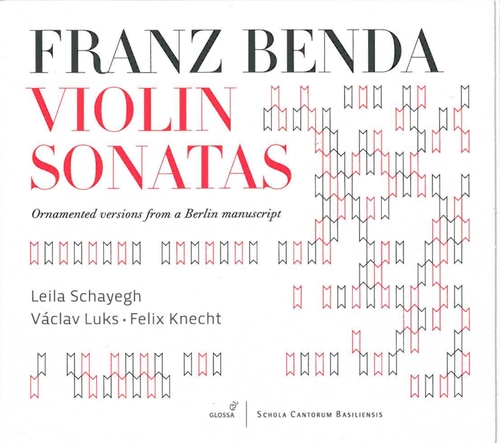 Couverture VIOLIN SONATAS de Frantisek [Franz] BENDA