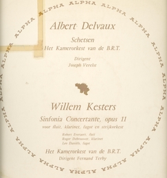 Image du média "+ KERSTERS: SINFONIA CONCERTANTE SCHETSEN de Albert DELVAUX"