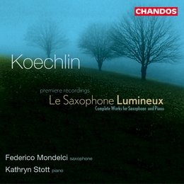 Image du média "SAXOPHONE LUMINEUX: 15 ETUDES OP.188 / 7 PIECES OP.180 de Charles KOECHLIN"