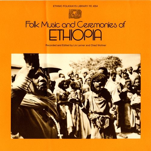 Couverture FOLK MUSIC & CEREMONIES OF ETHIOPIA