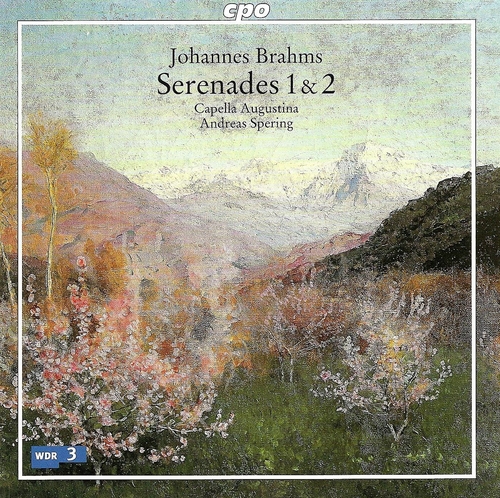 Couverture SERENADES 1,2, OP. 11 ET 16 de Johannes BRAHMS