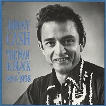 Couverture THE MAN IN BLACK 1954-1958 de Johnny CASH