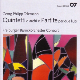 Image du média "QUINTETTI D'ARCHI E PARTITE PER DUE LIUTI de Georg Philipp TELEMANN"