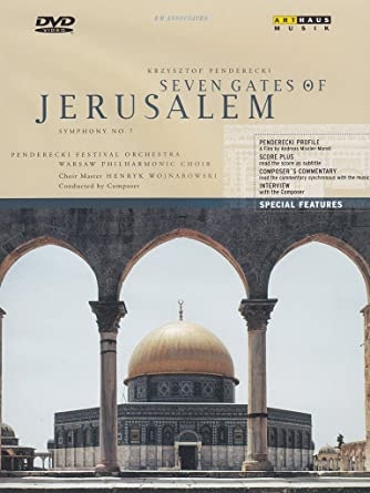 Couverture SYMPHONIE 7 "SEVEN GATES OF JERUSALEM" de Krzysztof PENDERECKI