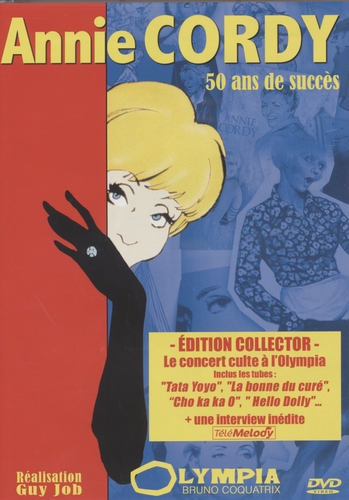 Couverture 50 ANS DE SUCCÈS À L'OLYMPIA de Annie CORDY