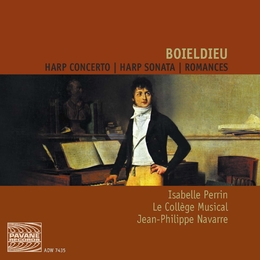 Image du média "CONCERTO HARPE / SONATE HARPE / ROMANCES POUR VOIX ET HARPE de François-Adrien BOIELDIEU"