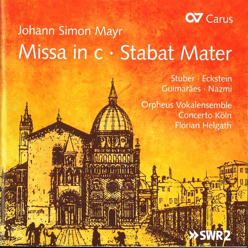 Couverture MISSA IN C / STABAT MATER de Giovanni Simone MAYR