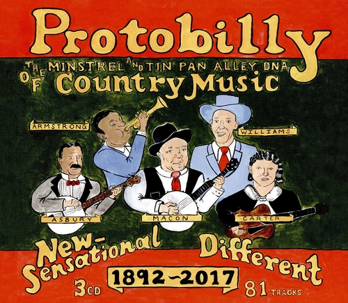 Couverture PROTOBILLY. THE MINSTREL & TIN PAN ALLEY DNA OF COUNTRY MUS.