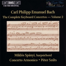 Image du média "CONCERTO CLAVIER VOL.2: WQ.4,7,12 de Carl Philipp Emanuel BACH"