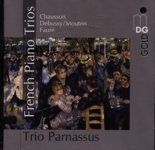 Couverture TRIO CLAVIER OP.3 (+ DEBUSSY/MOUTON ET FAURE) de Ernest CHAUSSON