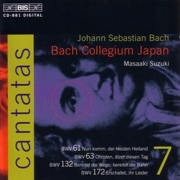 Image du média "CANTATE:  61, 63, 132, 172 de Johann Sebastian BACH"