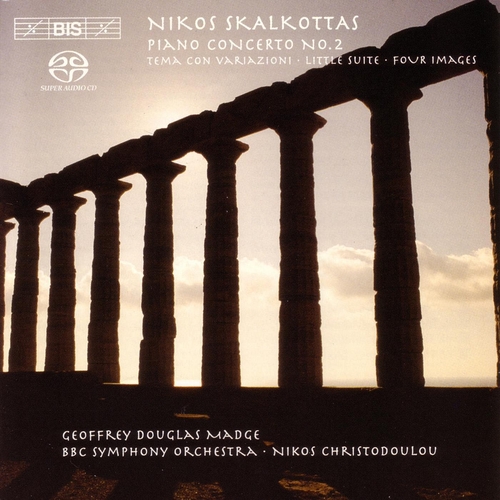 Couverture CONCERTO PIANO 2 / TEMA CON VARIAZONI / ... de Nikos SKALKOTTAS