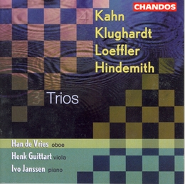 Image du média "TRIO ALTO HEKELPHONE PIANO (+ KAHN, LOEFFLER, KLUGHARDT) de Paul HINDEMITH"