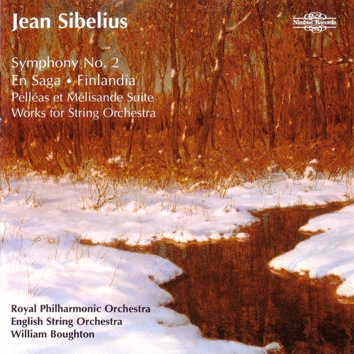 Couverture SYMPHONIE 2 / EN SAGA / FINLANDIA ... de Jean SIBELIUS