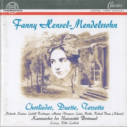 Image du média "CHORLIEDER / DUETTE / TERZETTE de Fanny MENDELSSOHN-BARTHOLDY"