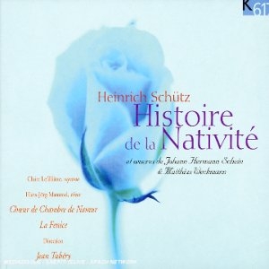 Couverture HISTOIRE DE LA NATIVITÉ (+ SCHEIN, WECKMANN: MOTETS) de Heinrich SCHUTZ