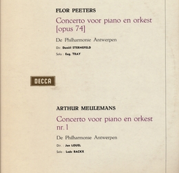 Image du média "+ PEETERS: CONCERTO PIANO CONCERTO PIANO de Arthur MEULEMANS"