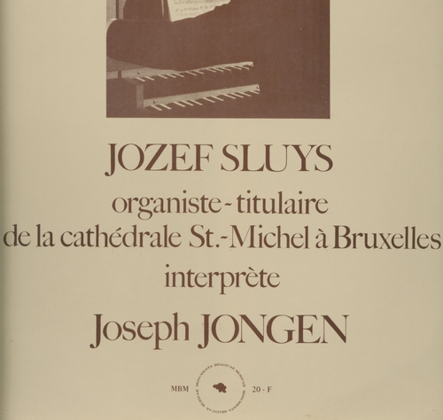 Couverture OEUVRES POUR ORGUE de Joseph JONGEN