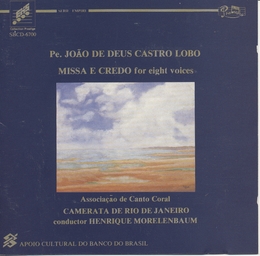 Image du média "MISSA E CREDO, A 8 VOIX SOLISTE ET ORCHESTRE de Padre João de Deus CASTRO LOBO"