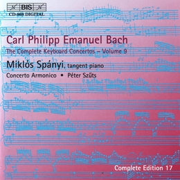 Image du média "CONCERTO CLAVIER VOL.9: WQ.35,5 / SONATINA WQ.96,98 de Carl Philipp Emanuel BACH"