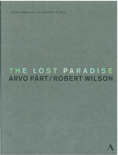 Couverture THE LOST PARADISE de Arvo PÄRT