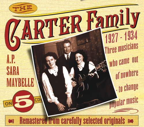 Couverture CARTER FAMILY 1927-1934 de THE CARTER FAMILY