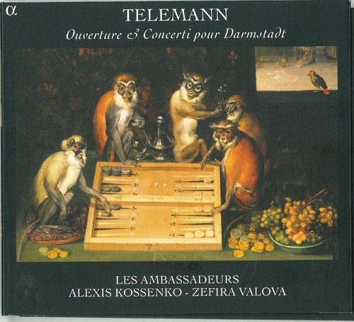 Couverture OUVERTURE & CONCERTI POUR DARMSTADT de Georg Philipp TELEMANN